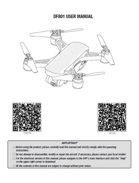 manuale drone  fly dream jjrc   italiano lepassionidifrancescoit
