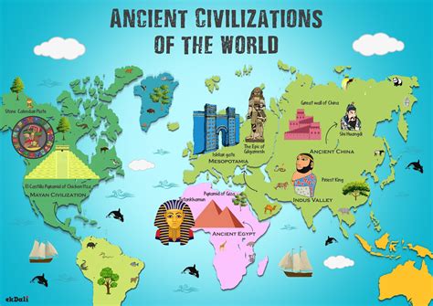 ancient civilizations map