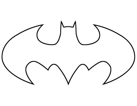 batman symbol outline   batman symbol outline png