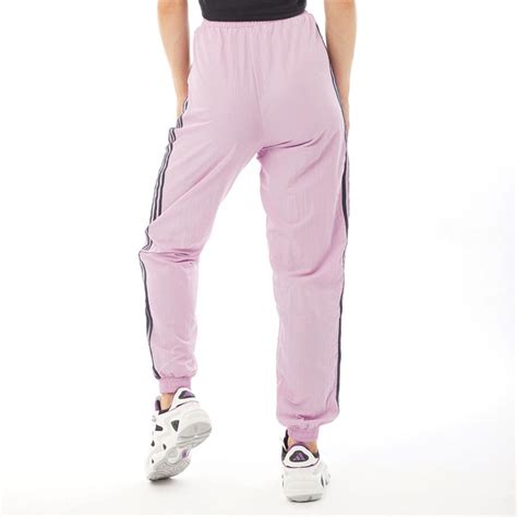 adidas originals dames  stripes joggingbroek roze