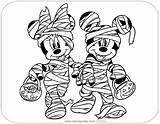 Mickey Disneyclips Trick Treating sketch template