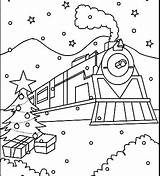 Polar Express Coloring Train Getcolorings Getdrawings sketch template