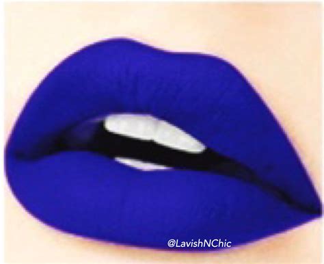 Bright Blue Lipstick Purchase 61
