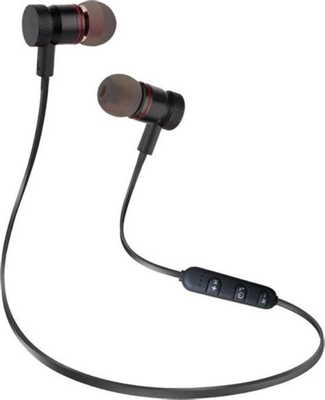 bolcom bluetooth draadloze oortjes sport oordopjes met microfoon geschikt voor hardloop