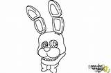 Bonnie Draw Bunny Drawings Drawing Five Nights Freddys Coloring Step Paintingvalley Drawingnow sketch template