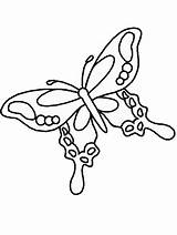 Butterfly Coloring Cartoon Clipart Pages Library sketch template