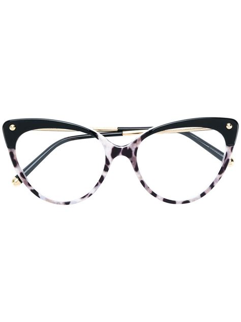dolce and gabbana eyewear cat eye frame glasses black fashion eye