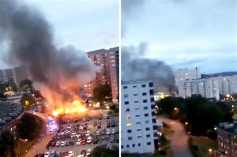Sweden Elections Riots As Gangs Set Fire To Cars In