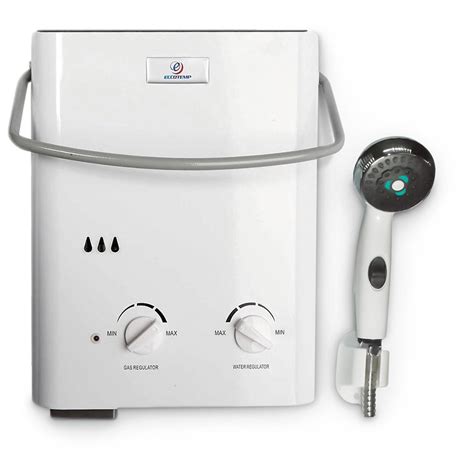 eccotemp  portable outdoor tankless water heater  portable toilets showers