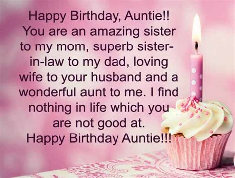 Happy Birthday Aunt Poems