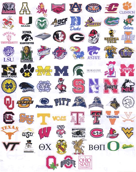 college football team logo logodix