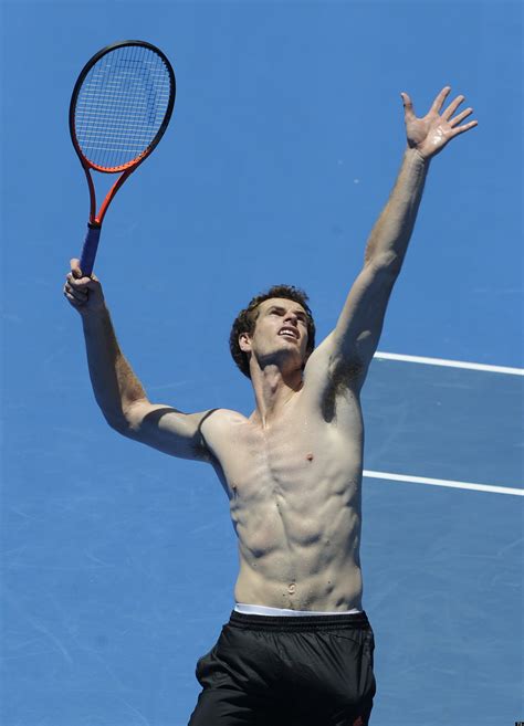 Andy Murray Shows Off Muscles Ahead Of Australian Open Pictures