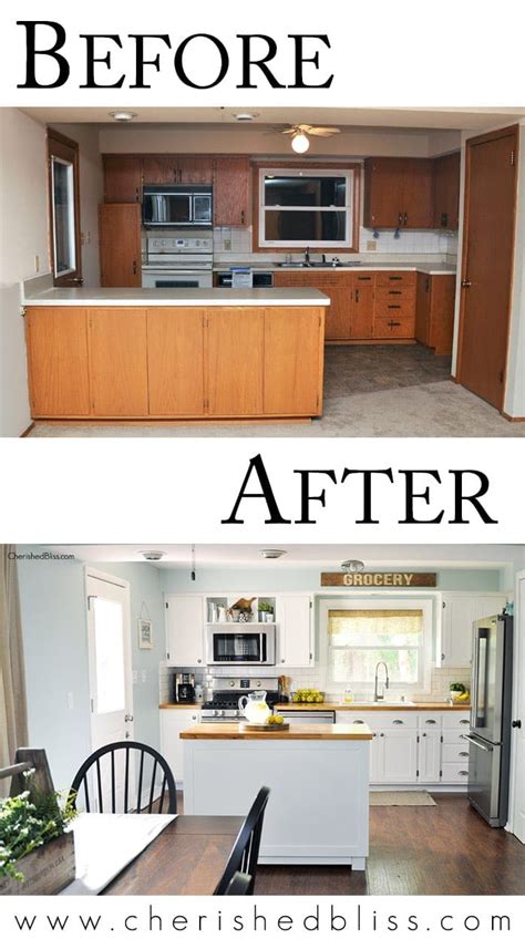 tips   budget friendly kitchen makeover  cherished bliss