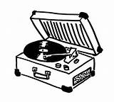 Phonograph Turntablism Jockey Pngwing sketch template