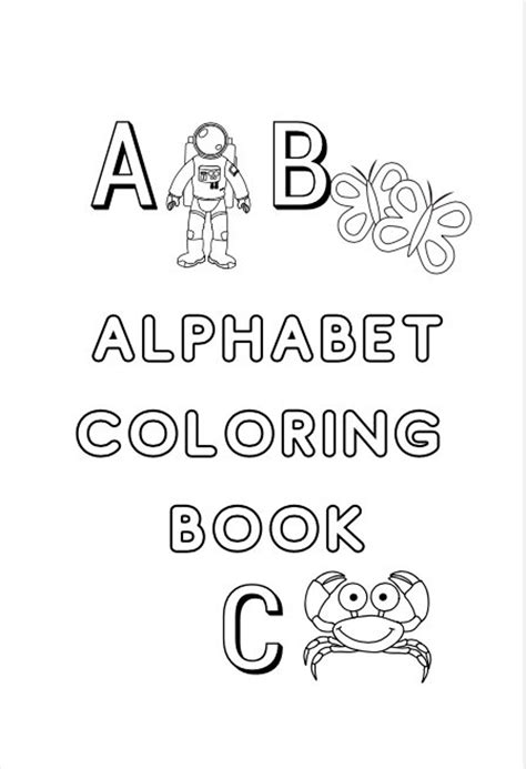 abc book baby shower alphabet book baby shower abc coloring etsy
