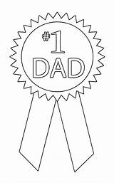 Dad Coloring Birthday Happy Clip Printable Pages Clipart Fathers Ribbon Brother Father Award Color Drawings Super Craft Superdad Dads Kids sketch template
