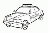Coloring Police Car Pages Print Popular sketch template