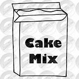 Cake Mix Clipart Batter Clipground Outline Therapy Classroom Use Watermark Register Remove Login Great sketch template