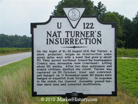 Rule 5 Sites Progressive Groups Plan Monument For Nat Turner The