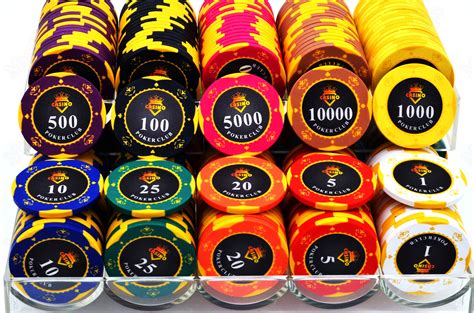 numbered poker chips poker chips  denominations  design