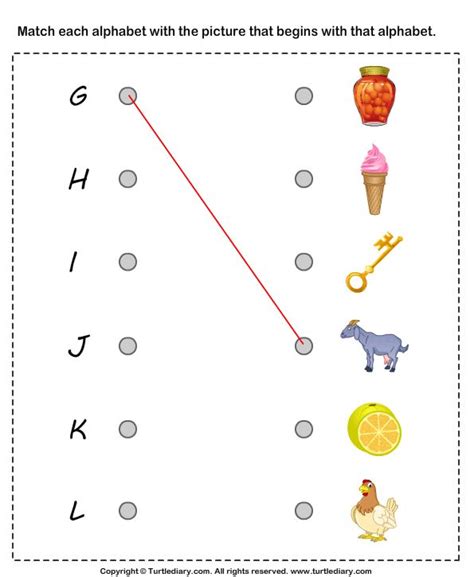 matching alphabets  pictures worksheets alphabet worksheets