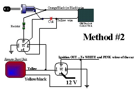 ignition switch wiring passlock bypass diagram