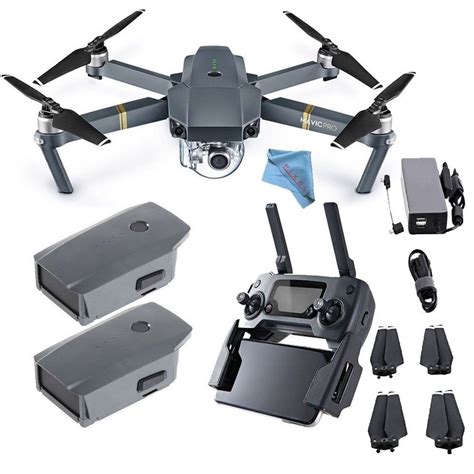 dji mavic pro quadcopter drone   camera  wifi dual battery bundle find