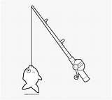 Fishing Drawing Pole Rod Easy Clip Hd Pngitem sketch template