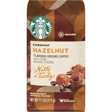 starbucks hazelnut flavored ground coffee  ounce bag walmartcom