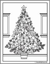 Coloring Christmas Pages Adult Adults Tree Beautiful Printable Merry Kids Nativity Sheet Colorwithfuzzy sketch template