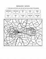 Worksheets Math Multiplication Puzzles Coloring Puzzle Worksheet Color Activities Maths Balloons Floating Pages Grade Learn Site Mystery Numbers Template sketch template