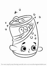 Soda Shopkins Coloring Draw Pops Step Pop Drawing Drawingtutorials101 Pages Para Printable Bottle Shopkin Head Drawings Tutorials Colouring Colorear Adults sketch template