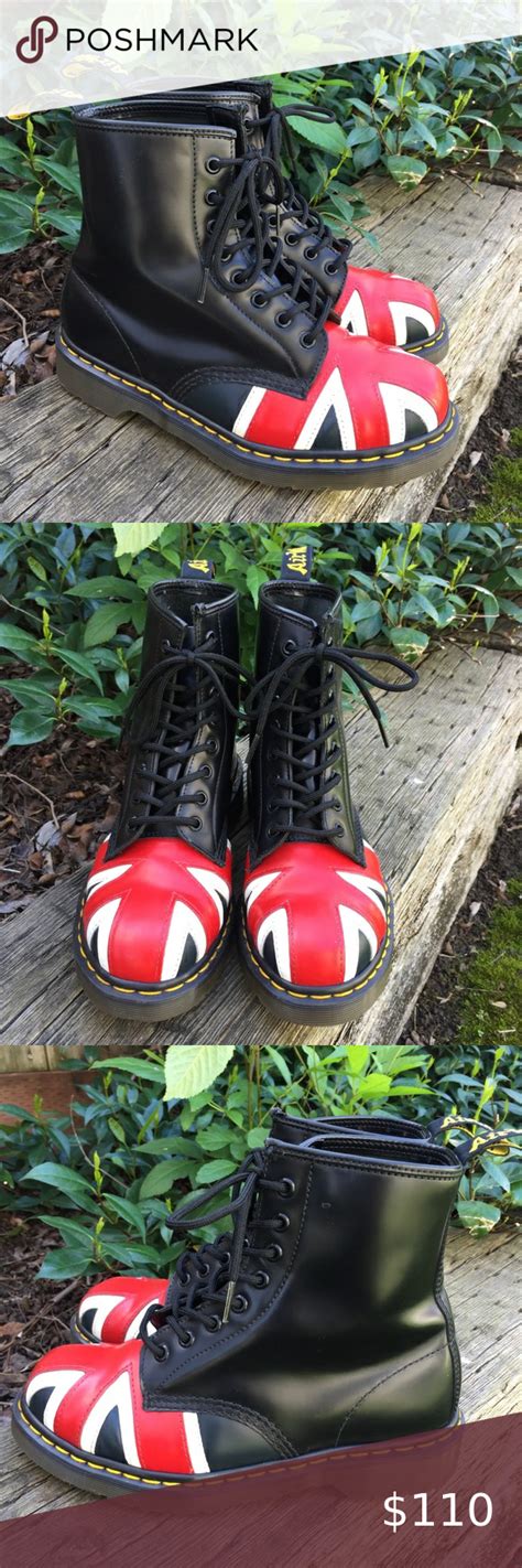 dr martens union jack leather combat boots size  combat boots boots