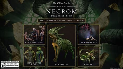 items bonuses  elder scrolls  necrom deluxe edition