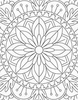 Mandala Volwassenen Kleurplaten sketch template