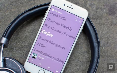spotify stations radio app  works  carplay engadget