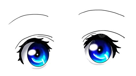 manga style white transparent eyes anime manga style kawaii eye