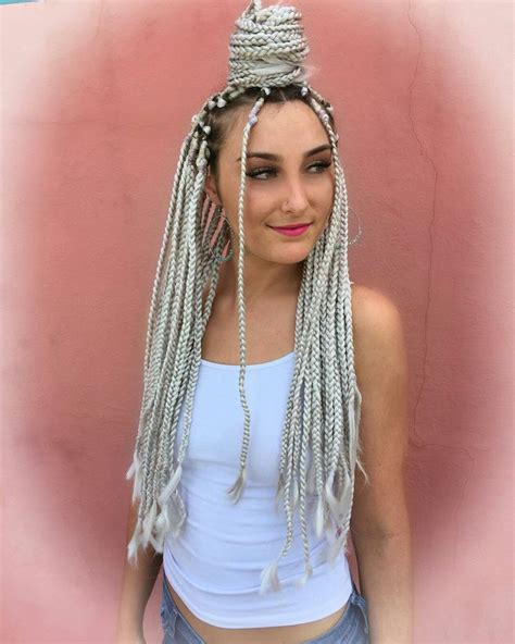 Pin By Fa On Braids White Girl Braids Braids With Extensions Hair