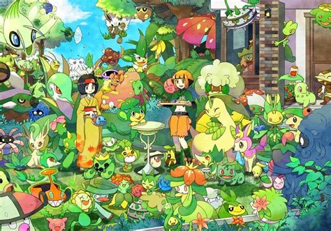 Grass Type Party Pokemon