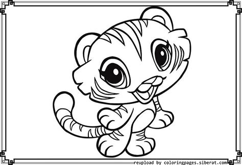 baby tiger coloring pages    print
