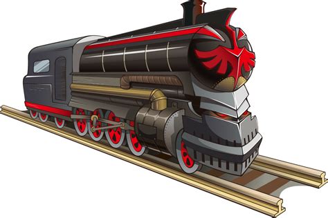 Train Rail Transport Steam Locomotive Track Vector Train Png Download