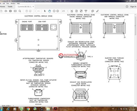 cummins isc isl cm   wiring diagram auto repair manual