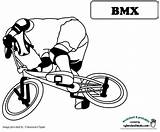 Bmx Pages Coloring Kids Cybersleuth sketch template