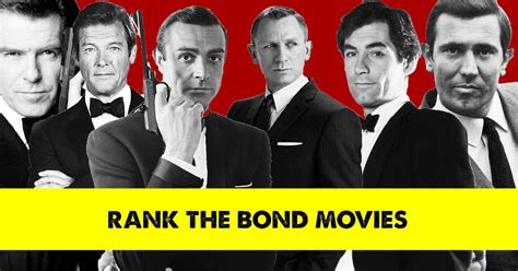 rank all 25 james bond movies let s see which is 1
