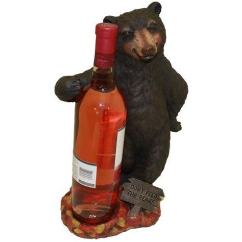 don t feed the bears wine bottle holder and stopper by ecworld 34 98