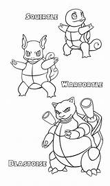 Squirtle Blastoise Wartortle Pikachu Downloaden Uitprinten sketch template