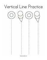 Line Coloring Curved Vertical Practice Tracing sketch template