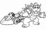 Mario Kart Coloring Pages Bowser Browser Ausmalbilder Print Printable Super Zum Ausdrucken Nintendo Bros Characters Luigi Getcoloringpages Kinder Coloringhome sketch template