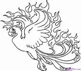 Fenix Coloring Phoenix Cartoon Designlooter 915px 1040 119kb sketch template