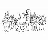Gabba Yo Coloring Pages Getdrawings sketch template